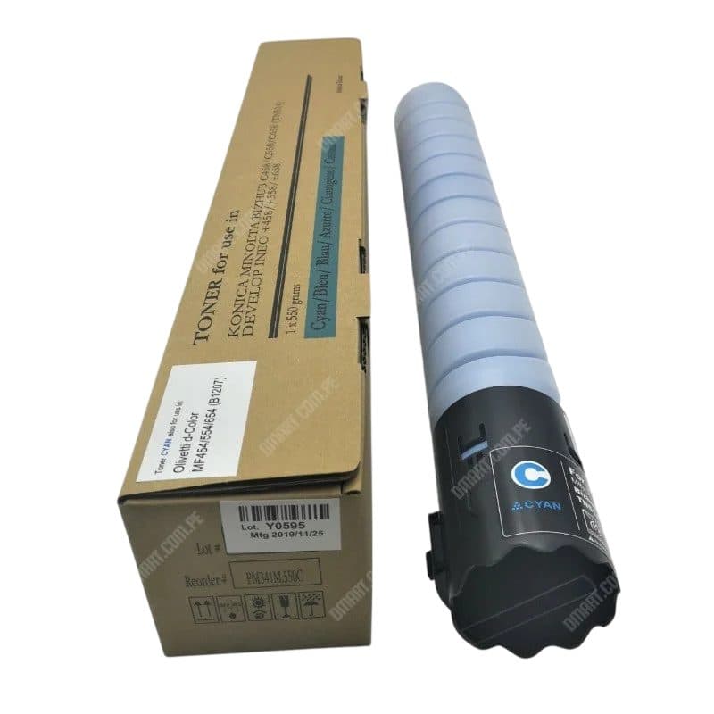 Po De Toner Recarga Konica Minolta Cyan