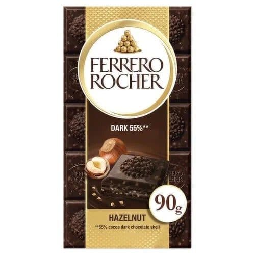 Chocolate Ferrero Rocher Barra 90G