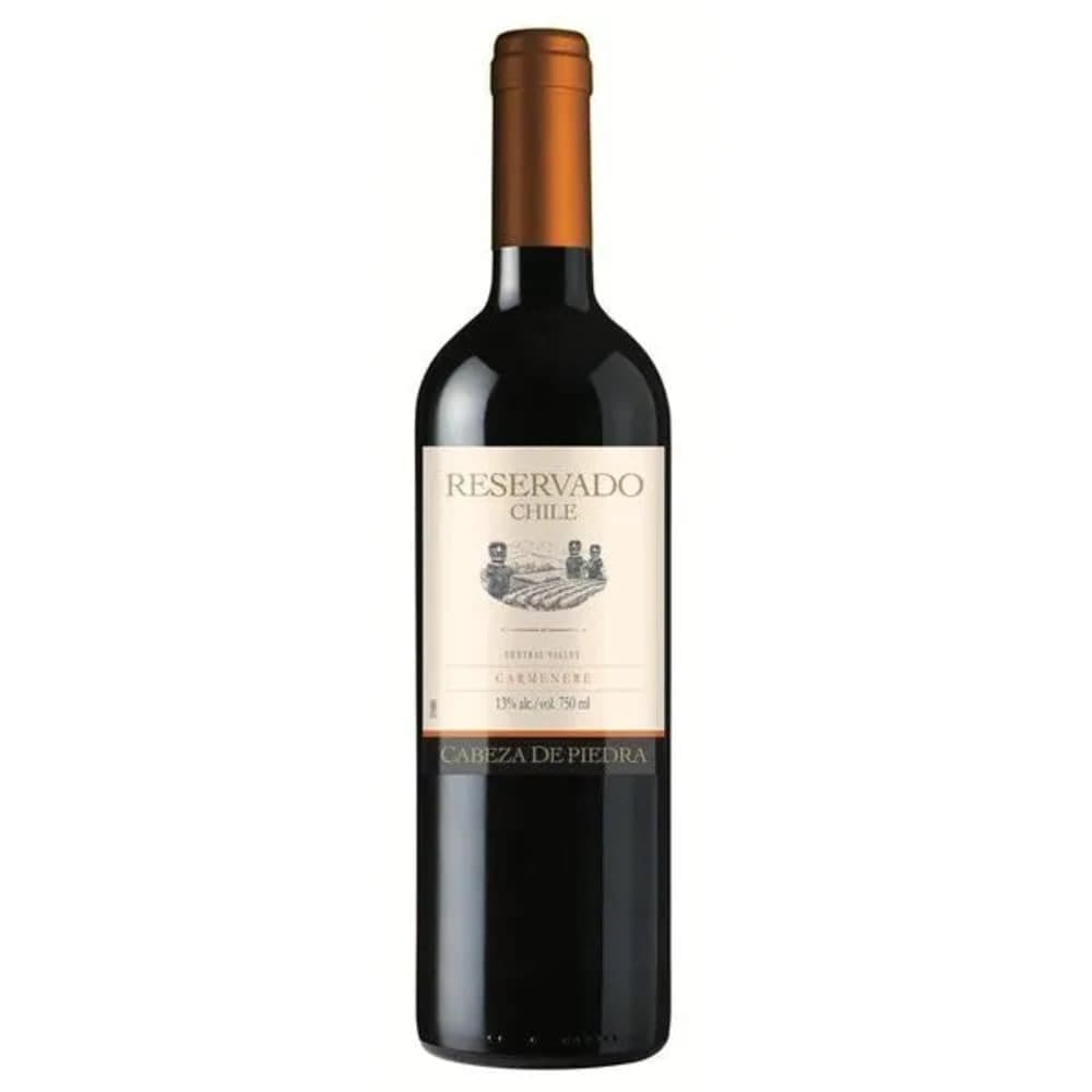 Beb Vinho Chi Cabeza De Piedra Tinto Carmenere Reservado 750ML