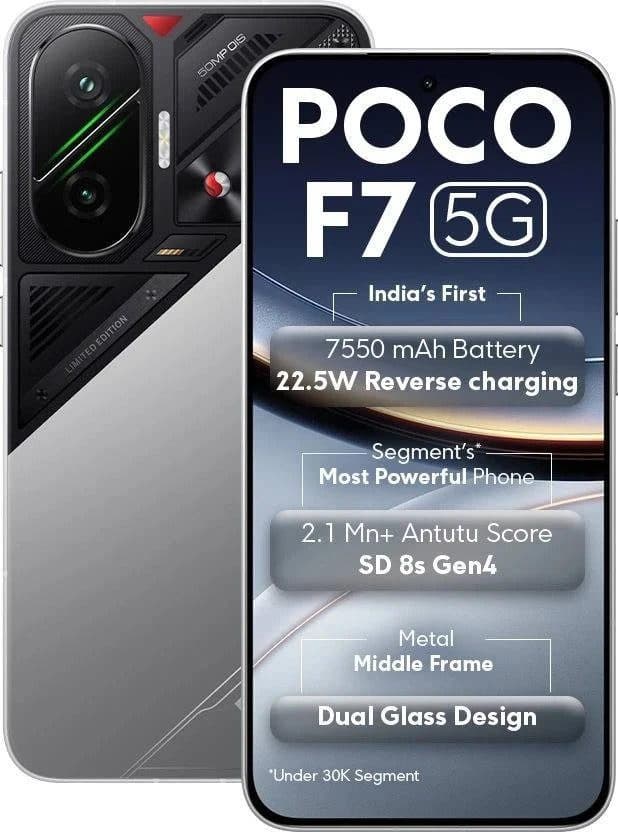 Xiaomi Poco F7 5G 256GB Silver