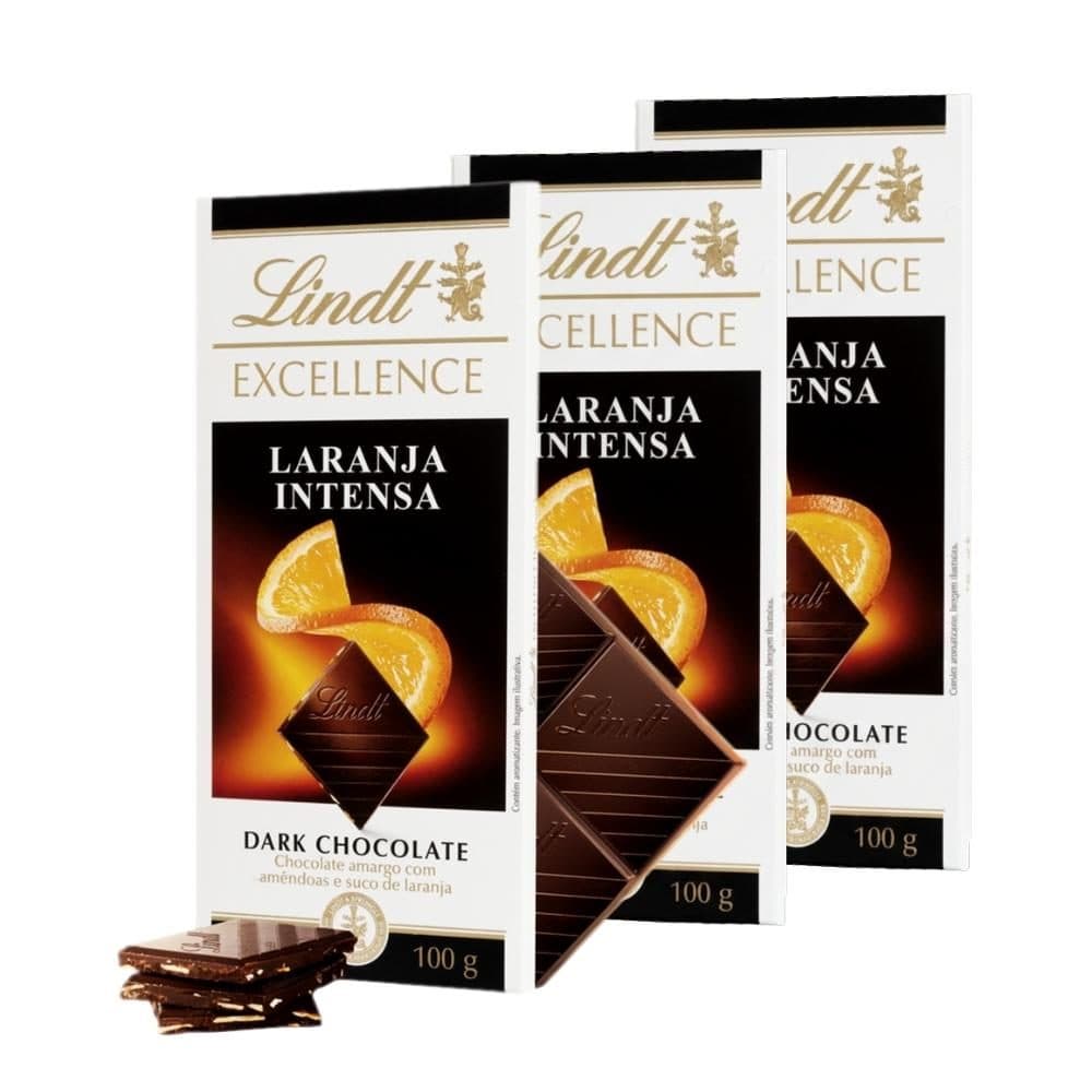 Barra De Chocolate Lindt Excellence Intense
