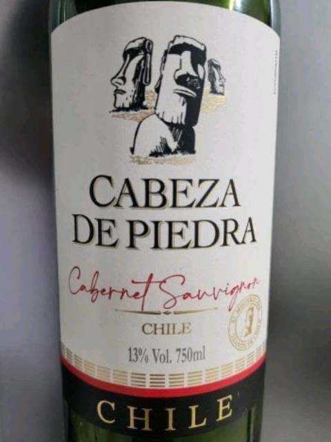Beb Vinho Chi Cabeza De Piedra Cabernet Sauvignon Reserva 750ML
