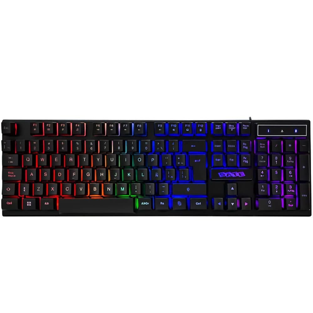 Teclado USB Satellite Blacklight Espanhol