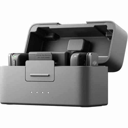DJI Microfone Wireles Mini 2S 2TX 1RX Charging Case