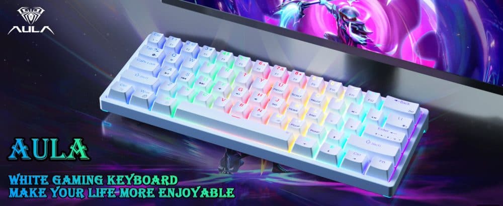 Teclado Mecanico Aula Max Rbg 60 Yongchun Mag