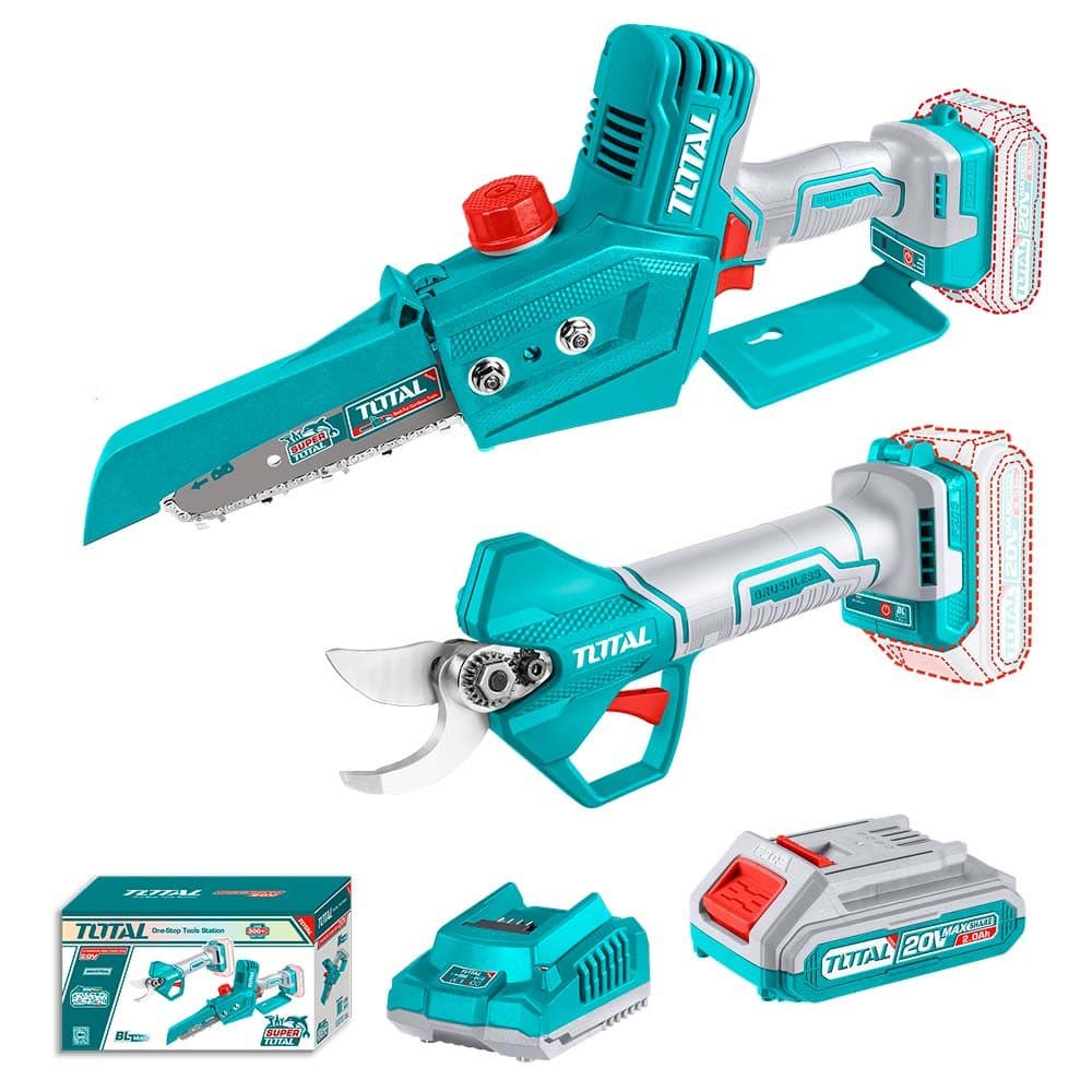 Kit Total Mini Motoserra Mini Podadora 2BAT Carr