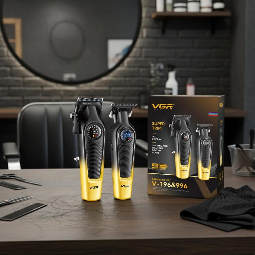 Kit Maquina De Cabelo Vgr 196 996 Bivolt