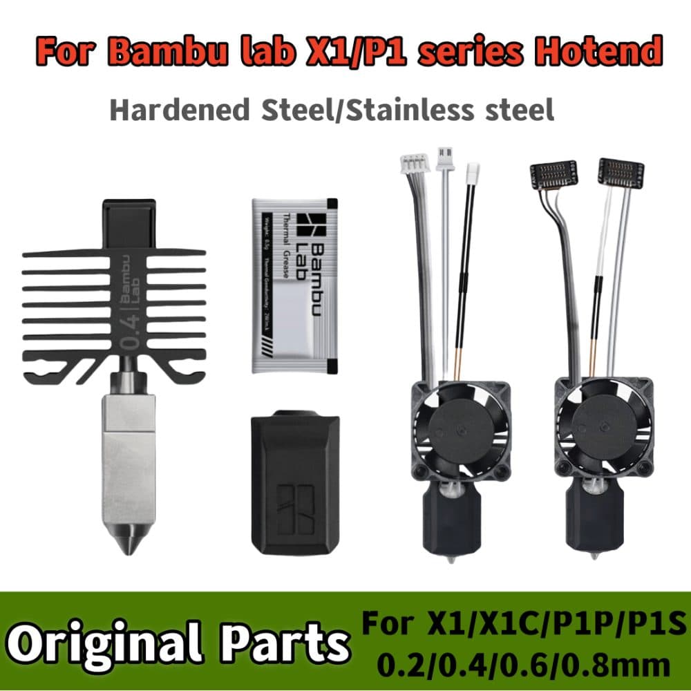 Bambu Lab Multi Size Hotends Kit A1 Ser X1 P1