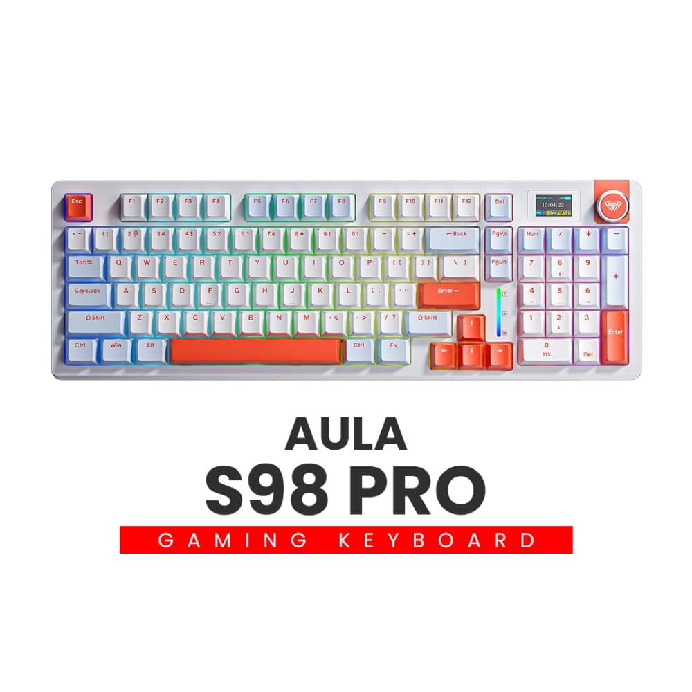 Teclado Mecanico Aula S98 Pro Rbg 96 Star Vector