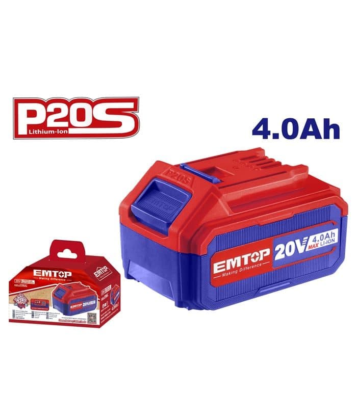 Lixadeira Bateria Emtop 4 0AH 50 1BAT