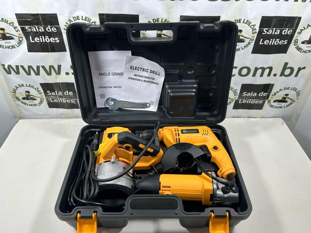 Kit Ingco Para Serra Circu 2X Lixadeira 2BAT