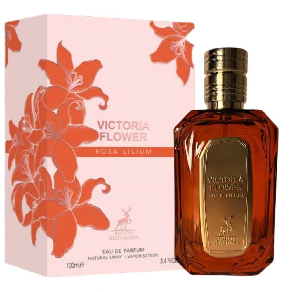 Tester Maison Alhambra Victoria Flower Rosa Lilium 100ML EDP Feminino