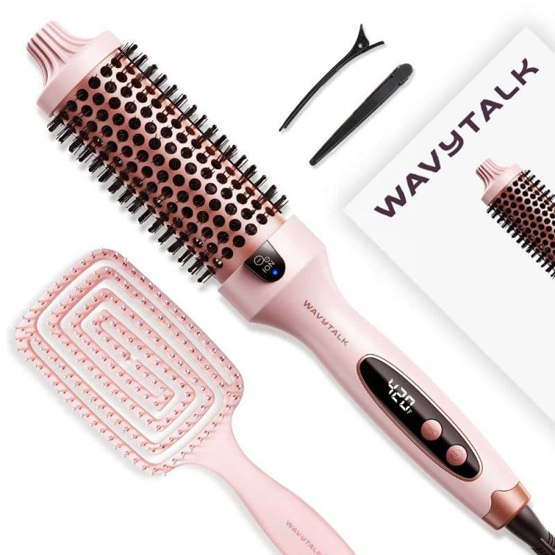 Escova Alisadora Wavytalk 206 Blowout Boost Bivolt Rose