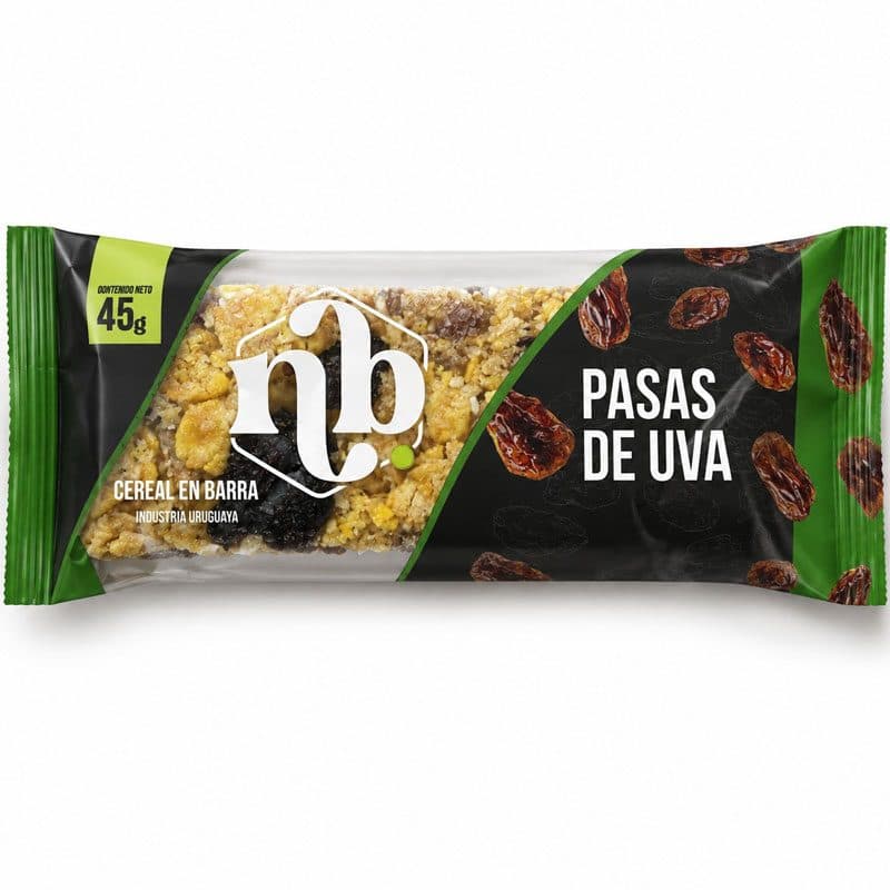 Barra De Cereal Nb Dark Uva Pasa 45G