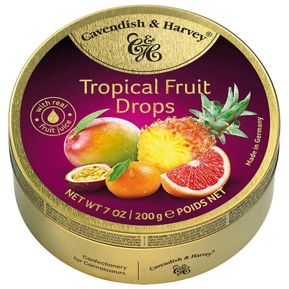 Bala De Frutas Cavendish Harvey Tropical Fruit Drops Lata 200G