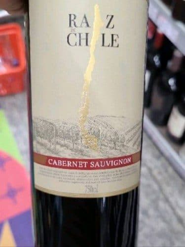 Beb Vinho Chi Raiz De Chile Tinto Cabernet Sauvignon 750ML