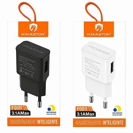 Fonte Veic Maston 1 USB Type 3 1A