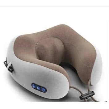 Massageador De Pescoso Shaped Massage Pillow 5 0V Beige