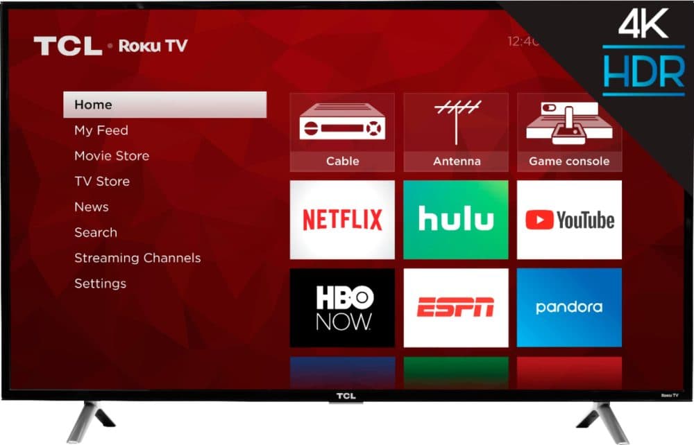 LG LED Tcl Uhd Vitrine 55S403 Roku TV