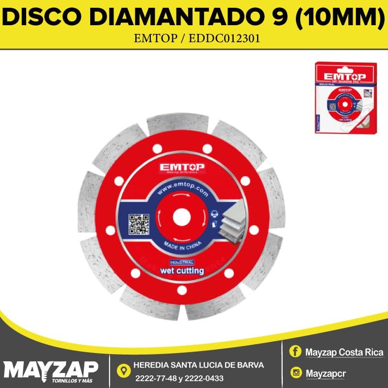 Disco Emtop Diamantado Concreto