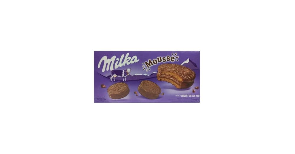 Alfajor Milka Mousse 252G X6