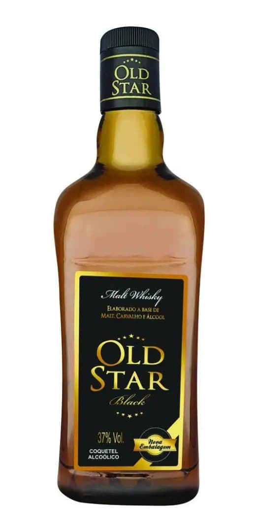 Beb Coctel Bra Old Star Malt Whisky Single Blend 1L