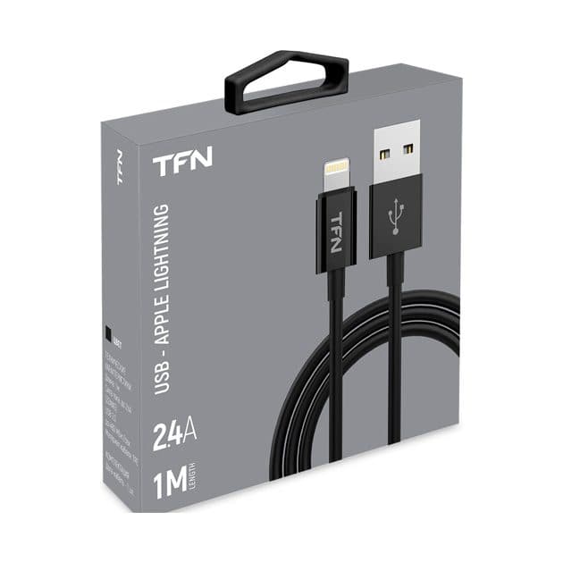 Cabo USB Tfn CFZLIGUSB1MST Lightning 1M Black