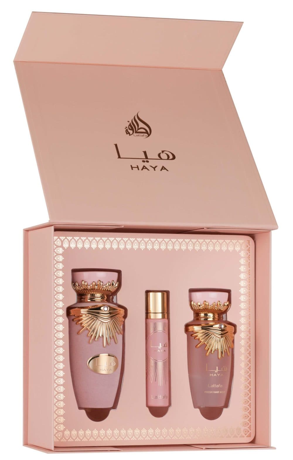 Lattafa Kit Haya Hair Mist 100ML EDP Feminino