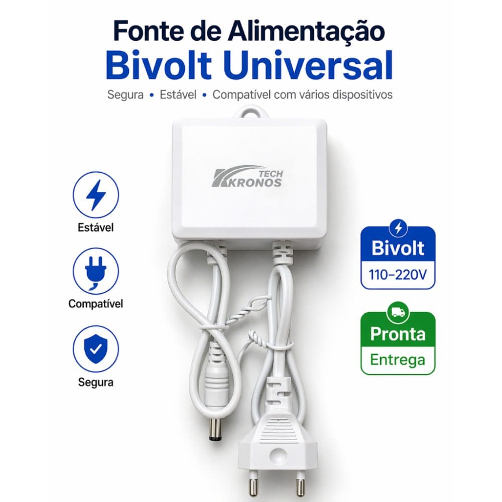 Cctv Fonte Visionbras 2A Bivolt