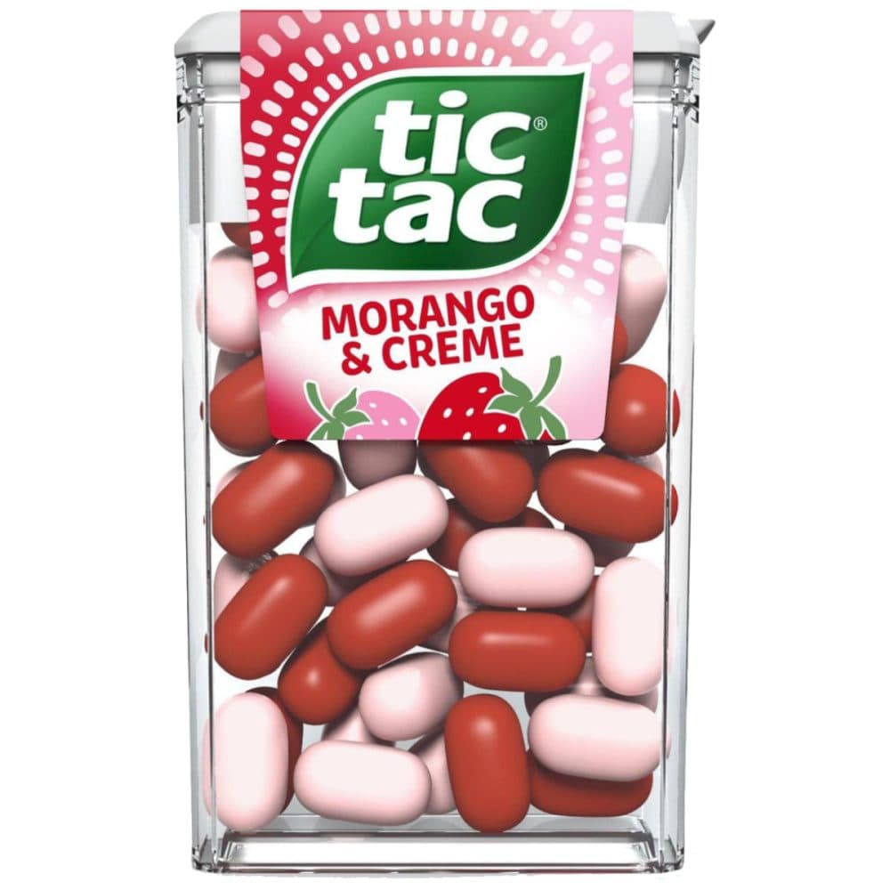Bala Tic Tac Morango Cream 16G