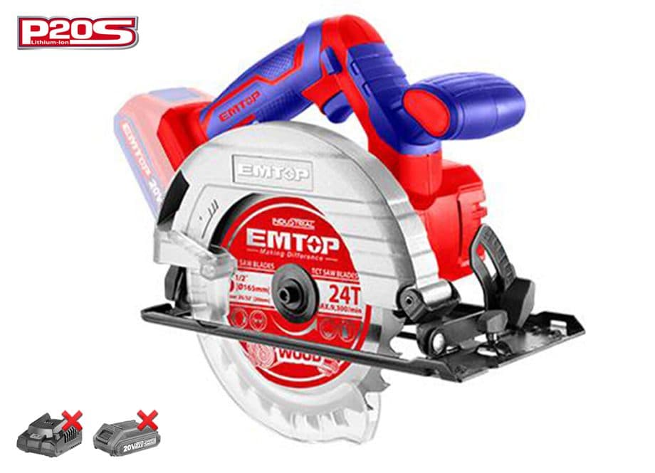 Serra Circular Bateria Emtop 1 1 Bat 1 Car
