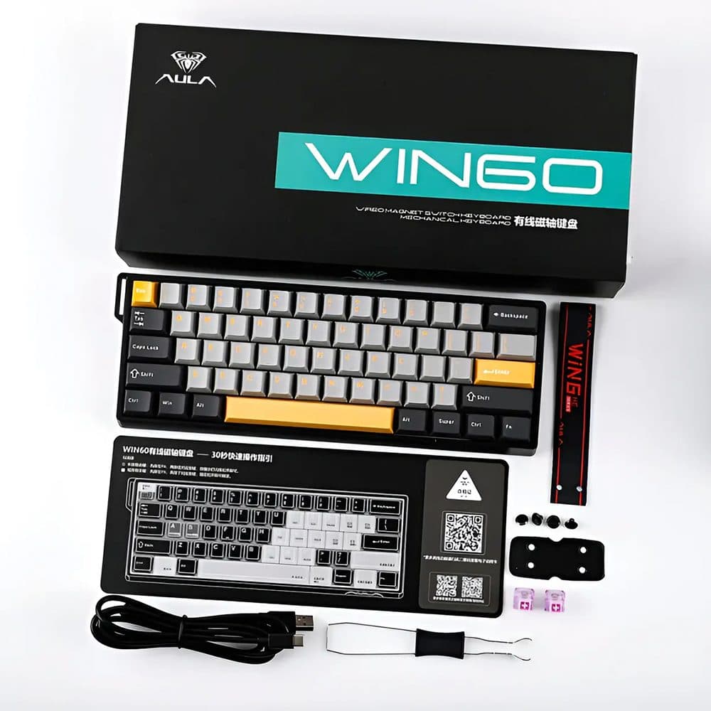 Teclado Mecanico Aula He Max Rbg 60 Mag