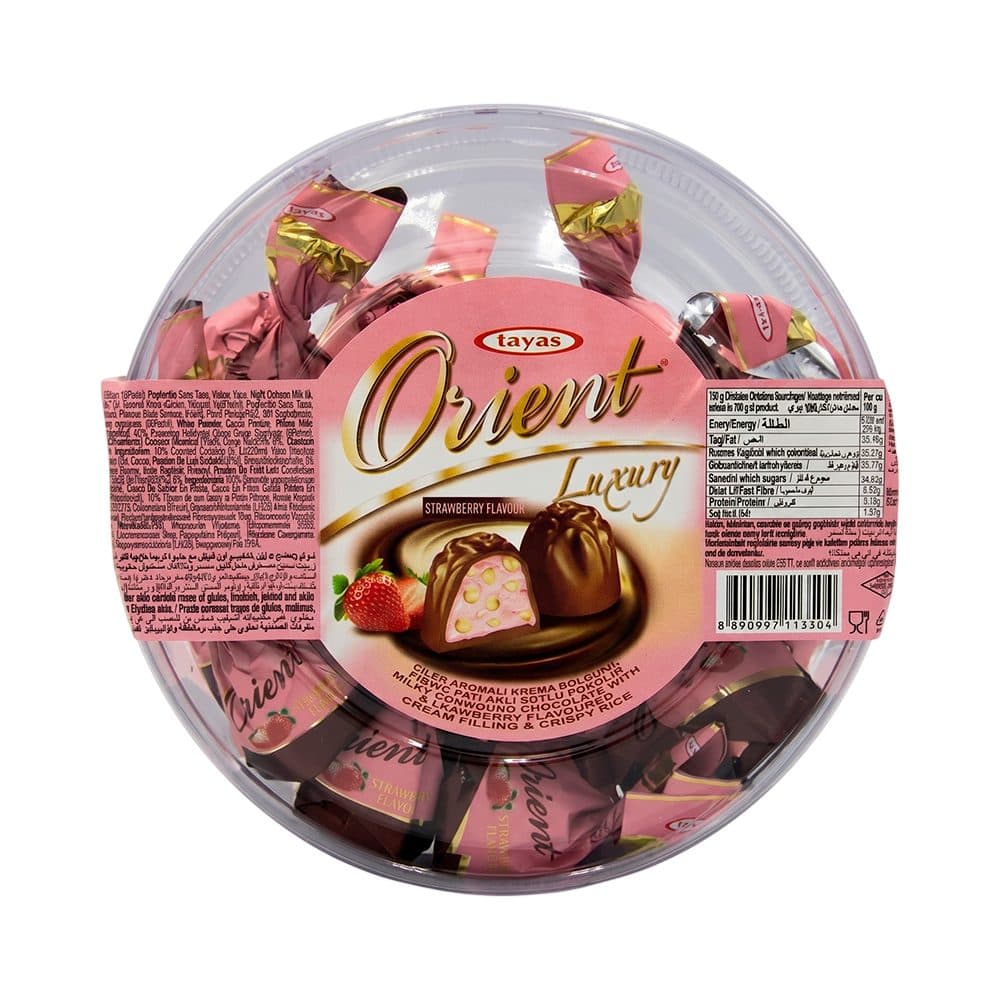 Bombom Tayas Orient Luxury Strawberry Flavour 250G
