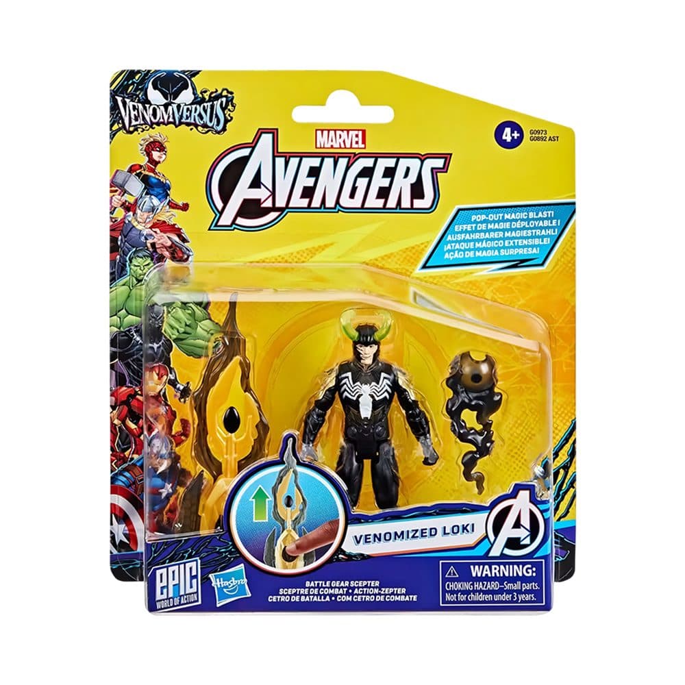 Figura Hasbro Marvel Avengers Venomized Loki
