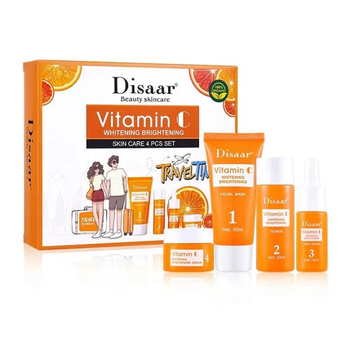 Kit Protetor Solar Disaar Vitamin Travel Time 4PCS